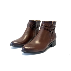 Bota de cuero Cavatini (42-3190) castagno - Calzados Miguel Angel - Zapatos de cuero