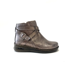 Bota de cuero Cavatini (52-1764) peltre