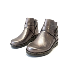 Bota de cuero Cavatini (52-1764) peltre - Calzados Miguel Angel - Zapatos de cuero