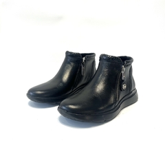 Botita de cuero Cavatini (42-1414) negro - comprar online