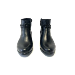 Bota de cuero Cavatini negro (42-3190) - comprar online