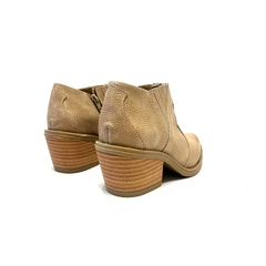Bota de cuero texana Penelope (1859) beige - Calzados Miguel Angel - Zapatos de cuero