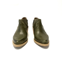 Botita texana de cuero Penelope (1859) verde en internet