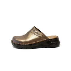 Zueco de cuero Cavatini (50-2201) bronce