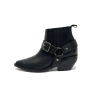 Bota texana de cuero Barbieri (25-525) negro