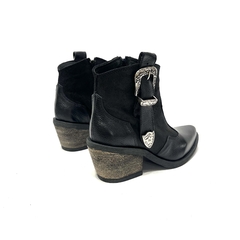 Bota texana de cuero Penelope (1871) negro - Calzados Miguel Angel - Zapatos de cuero