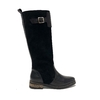Bota caña alta de cuero Penelope (3107) negro