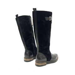 Bota caña alta de cuero Penelope (3107) negro en internet