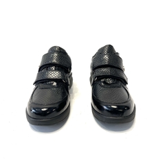 Zapatilla de cuero Penelope (1234) negro/ch. - comprar online
