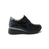 Zapatilla con abrojo de cuero Keady (8591) negro