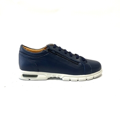 Zapatilla de cuero (2002ca) azul - comprar online