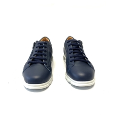 Zapatilla de cuero (2002ca) azul en internet