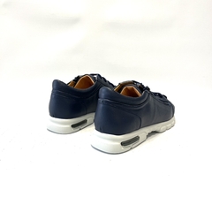 Zapatilla de cuero (2002ca) azul - Calzados Miguel Angel - Zapatos de cuero