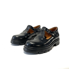 Guillermina de cuero Fussbett (cv826) ch negro - comprar online