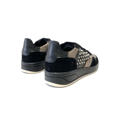 Zapatilla de cuero Micadel (Bloom) negro - Calzados Miguel Angel - Zapatos de cuero