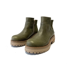 Bota de cuero Penelope (1296) verde - Calzados Miguel Angel - Zapatos de cuero