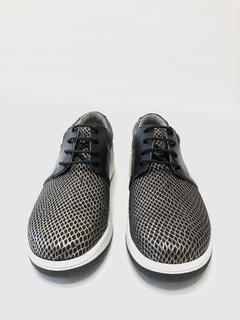 Zapatilla de cuero combinada Gina Ferrari (1008) en internet