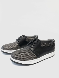 Zapatilla de cuero combinada Gina Ferrari (1008) - comprar online