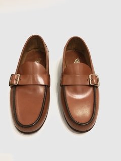 Mocasín de cuero con hebilla Fer (700) - comprar online