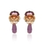 Brinco Flor de Mandacaru Ouro Vintage
