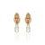 Brinco Flor de Mandacaru Ouro Vintage