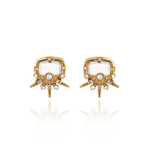 Brinco Infinity Star Claudia Arbex Ouro Vintage