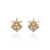 Brinco Infinity Star Claudia Arbex Ouro Vintage