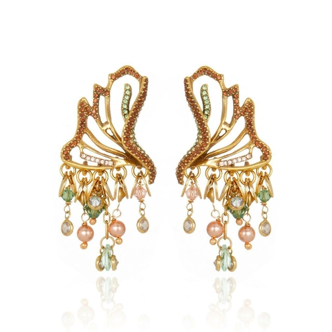 Brinco Le Sirenuse Claudia Arbex Ouro Vintage