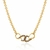 Colar Waves Claudia Arbex Ouro Vintage