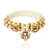 Pulseira Vitória Claudia Arbex Ouro Vintage