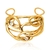 Bracelete Célula Claudia Arbex Ouro Vintage - comprar online