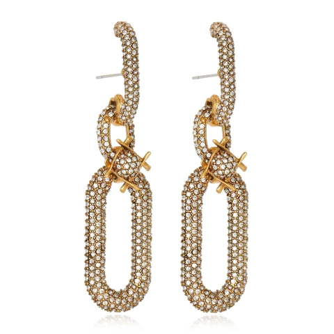 Brinco Cruzada Claudia Arbex Ouro Vintage - comprar online