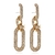 Brinco Cruzada Claudia Arbex Ouro Vintage - comprar online