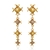 Brinco Cruzada Claudia Arbex Ouro Vintage - comprar online