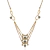 Colar Longo Cristal Rock Claudia Arbex Ouro Vintage - comprar online
