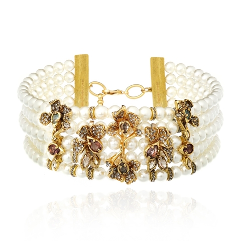 Chocker Conceito Ástrea Claudia Arbex Ouro Vintage - comprar online