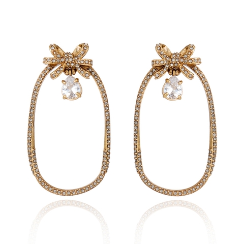 Brinco Afeto Claudia Arbex Ouro Vintage