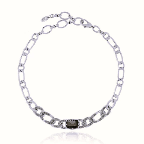 Chocker Rock Lovers Claudia Arbex Prata Vintage - comprar online