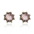 Brinco Cristal Claudia Arbex Ouro Vintage