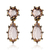 Brinco Cristal Claudia Arbex Ouro Vintage