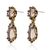 Brinco Cristal Claudia Arbex Ouro Vintage - comprar online