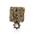 Anel Cristal Claudia Arbex Ouro Vintage