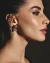 Brinco + Earcuff Afeto Claudia Arbex Ouro Vintage na internet