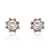 Brinco Cristal Claudia Arbex Ouro Vintage