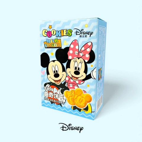 Galletitas rellenas de crema Disney - celeste - comprar online