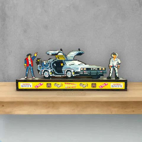 Adorno Pixel Back to the future (Volver al futuro)