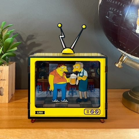 Televisor (Box TV) Simpsons Barnie y Moe - comprar online