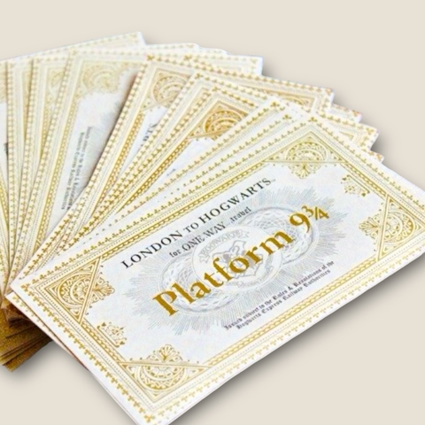 Ticket plataforma 9 3/4