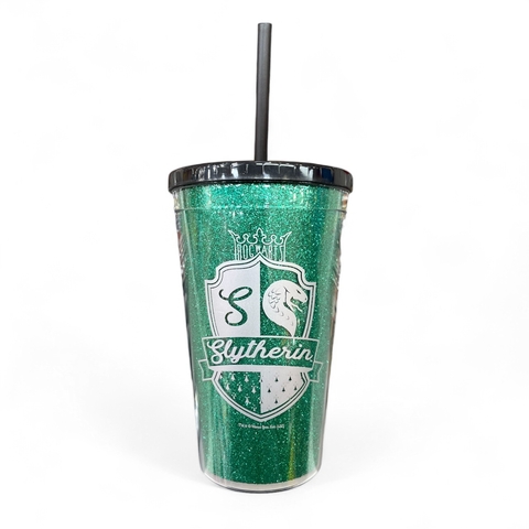 Vaso con sorbete glitter Harry Potter - Slytherin
