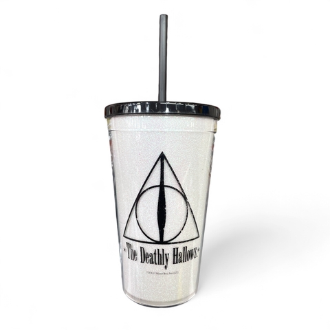 Vaso con sorbete glitter Harry Potter - Reliquias